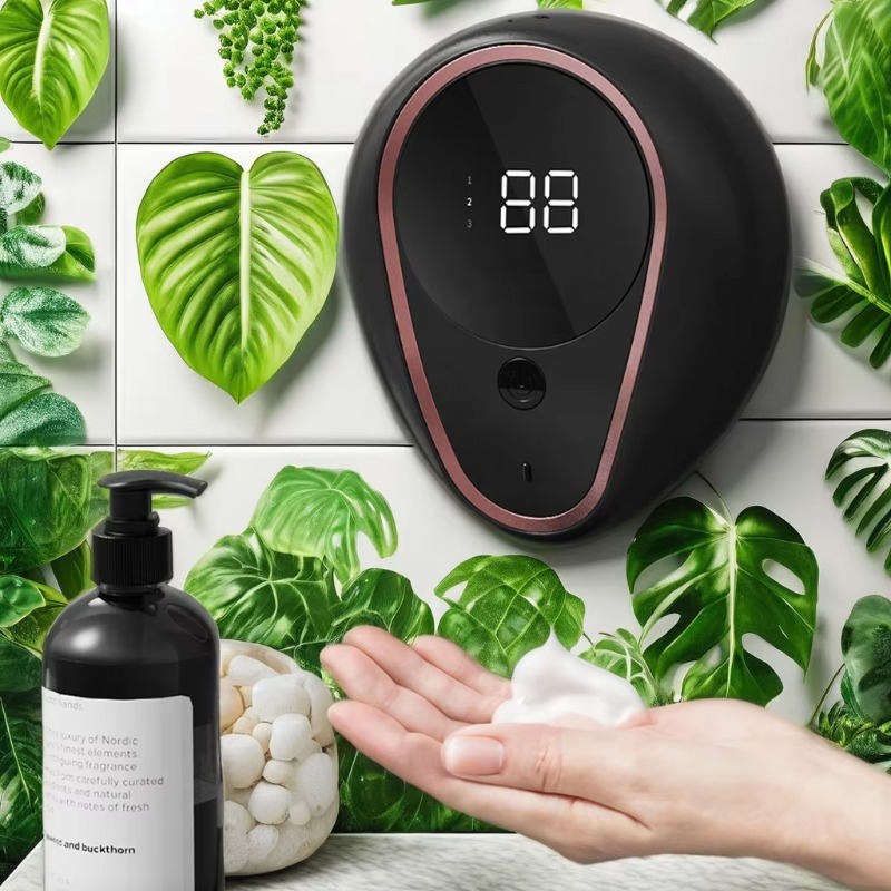 Home Bathroom Soap Dispenser - 300ml Intelligent Soap Dispenser Bubble and