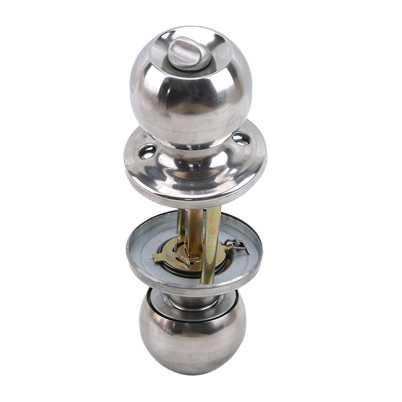 Home Bathroom Key - Round Ball Privacy Door Knob Bathroom