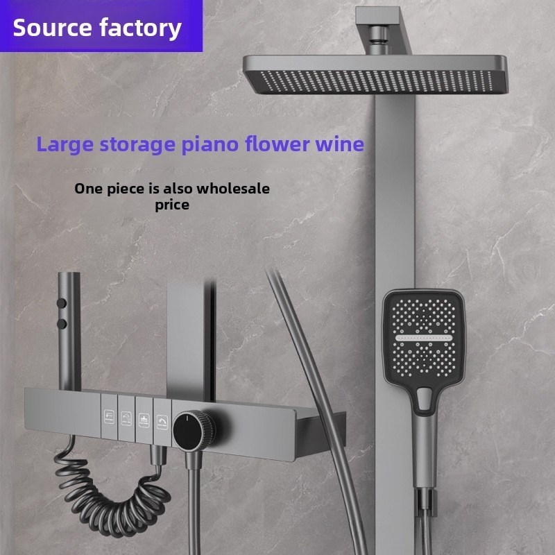 Home In Bathroom - Digital Shower Head Set Pressure Boost