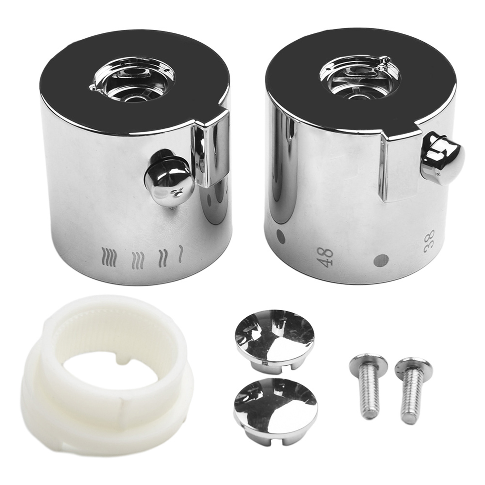 Home Bathroom Faucets - Knob Handles Shower Temperature Control Handle