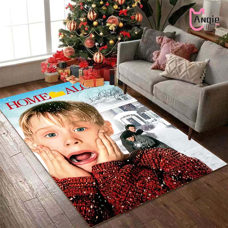 Home Alone Bathroom - Home‑Alone Movie Print Area Rug Non‑Slip