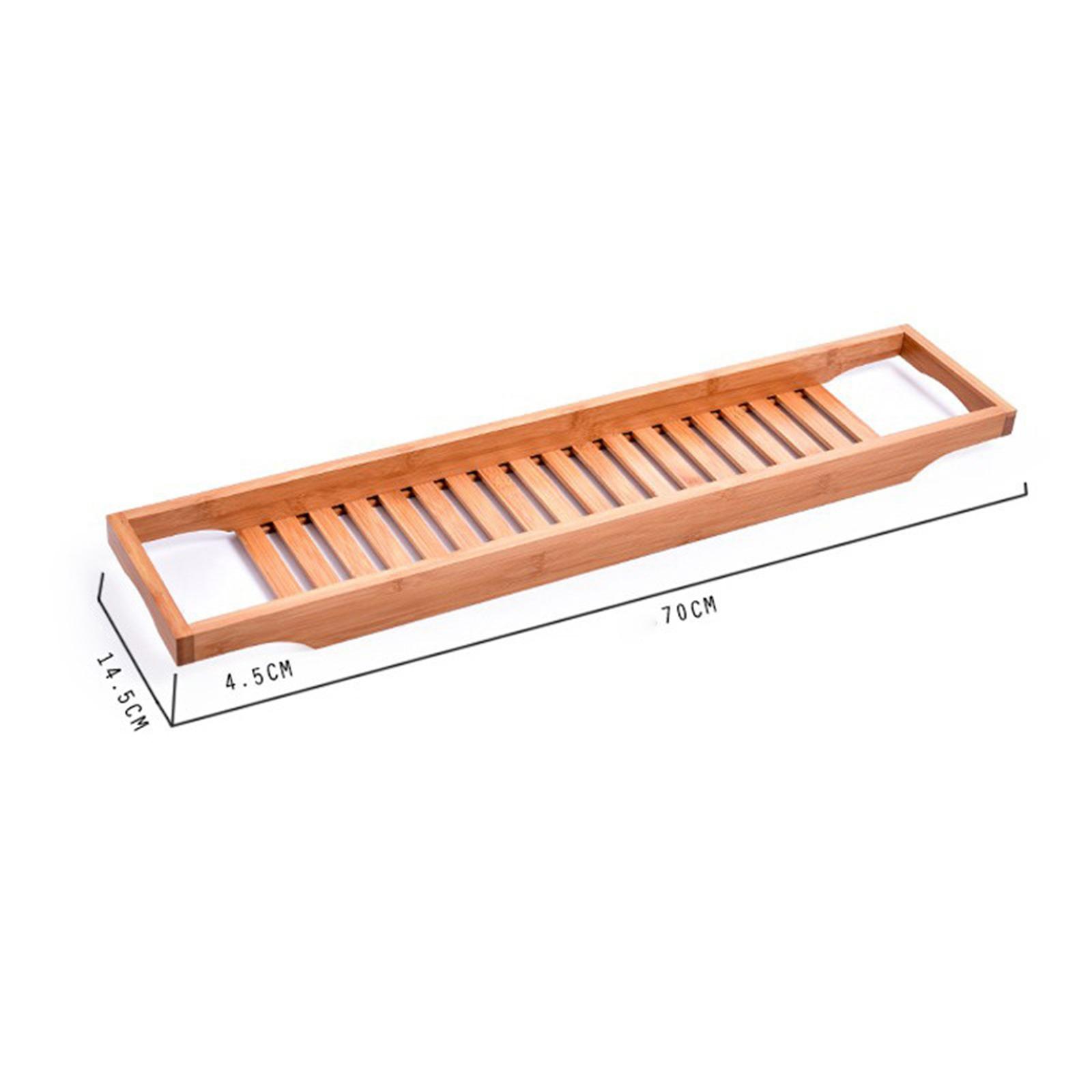Bamboo Bathtub Tray Caddy Wood - Bath Caddy Tray ulasan dan harga