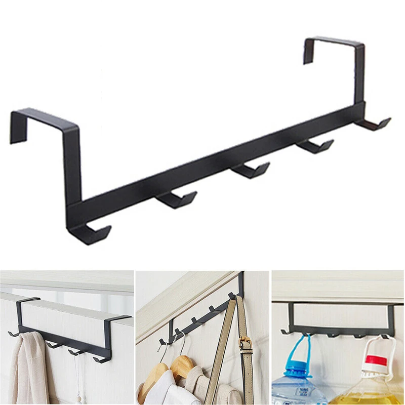 Hooks Over The Door 5 Hooks Ho - Home Bathroom Key ulasan dan harga