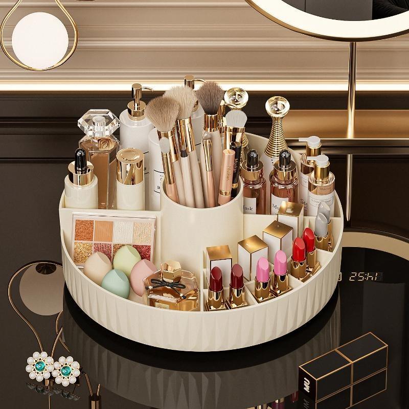 Large Capacity Rotating Makeup - Home Bathroom Vanity ulasan dan harga
