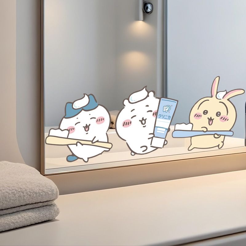 Hot Chiikawa Mirror Stickers S - Home Bathroom Vanity ulasan dan harga