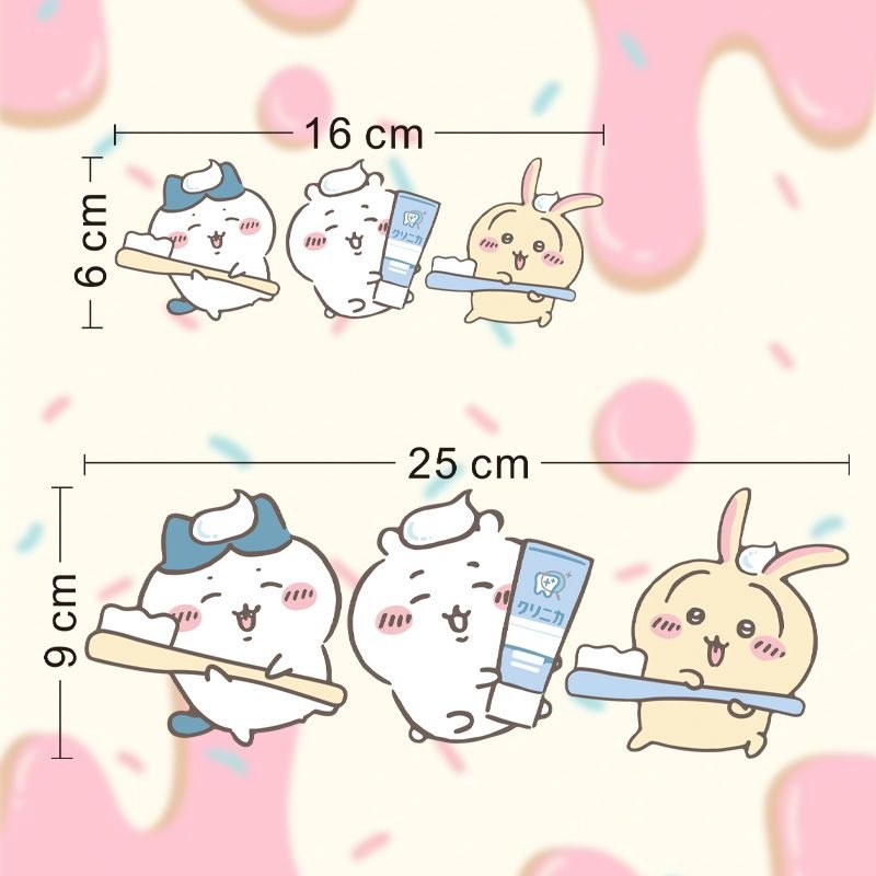 Hot Chiikawa Mirror Stickers S - Home Bathroom Vanity ulasan dan harga
