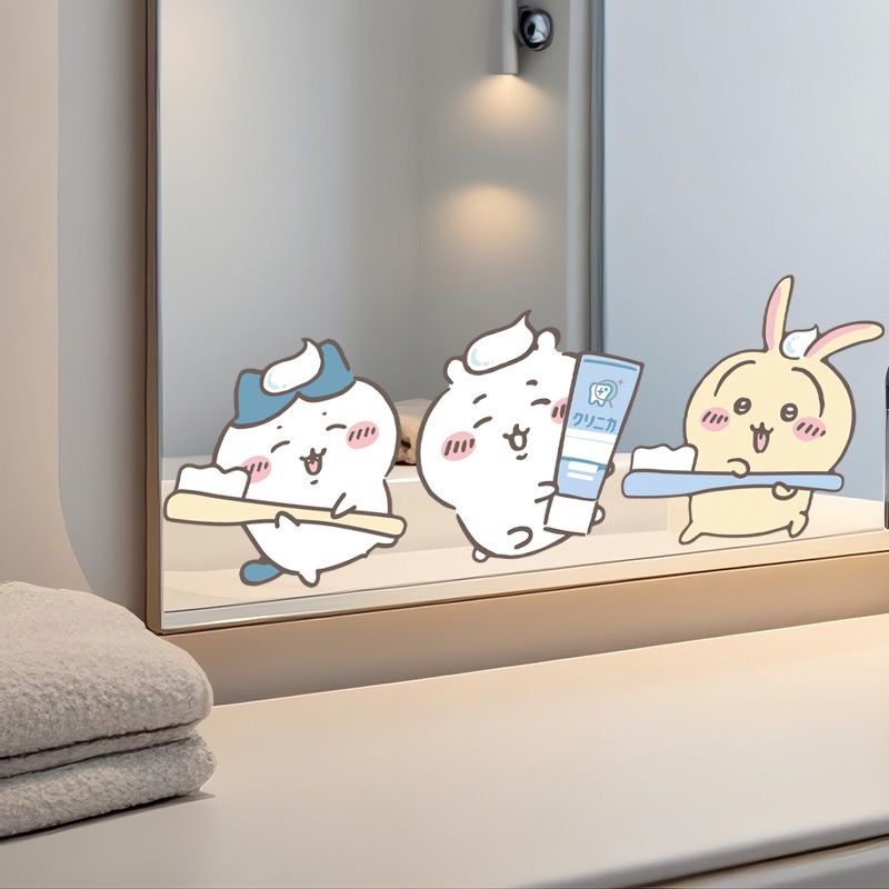 Hot Chiikawa Mirror Stickers S - Home Bathroom Vanity ulasan dan harga