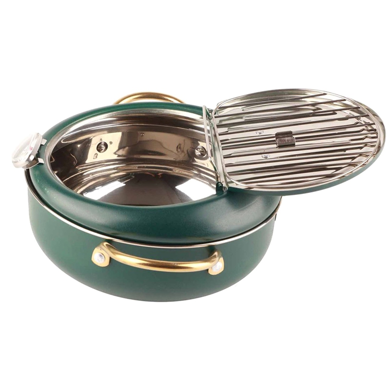 Frying Pot with Thermometer Ja - Home Kitchen & Bathroom ulasan dan harga