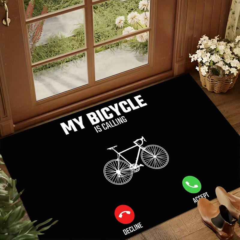 Mountain Bike Calling Doormat  - Home Bathroom Called ulasan dan harga