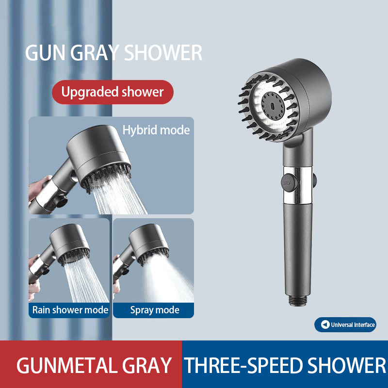 High-pressure Shower Head 3-mo - Home Bathroom Faucets ulasan dan harga