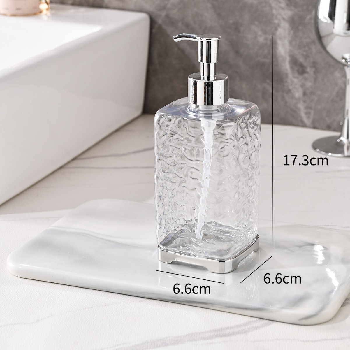 1pc Luxury Hand Sanitizer Bott - Home Bathroom Soap Dispenser ulasan dan harga