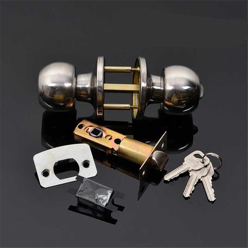 Round Ball Privacy Door Knob B - Home Bathroom Key ulasan dan harga