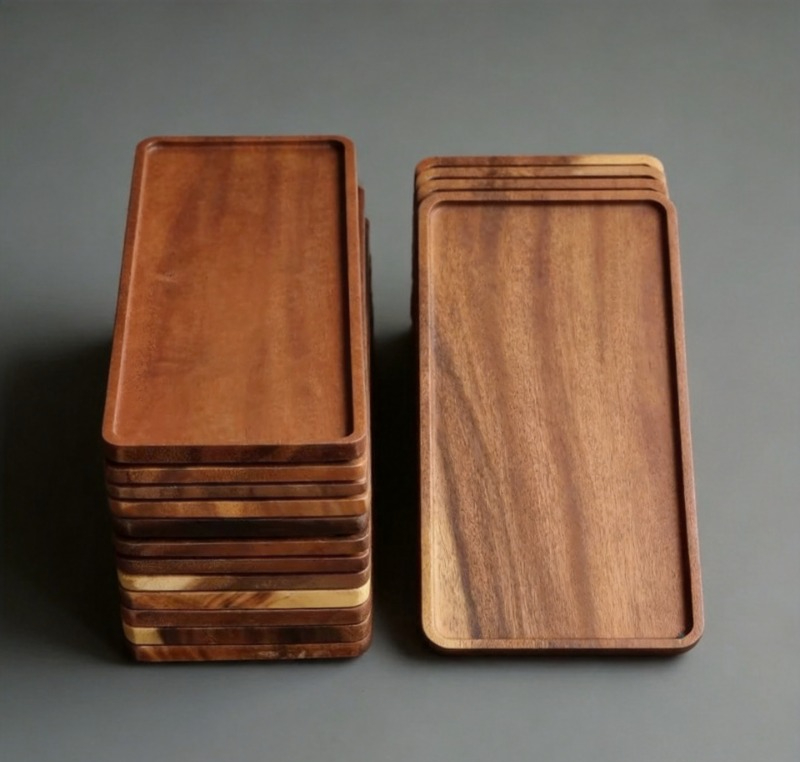 Natural Wooden Rectangular Ser - Home Bathroom Vanity ulasan dan harga