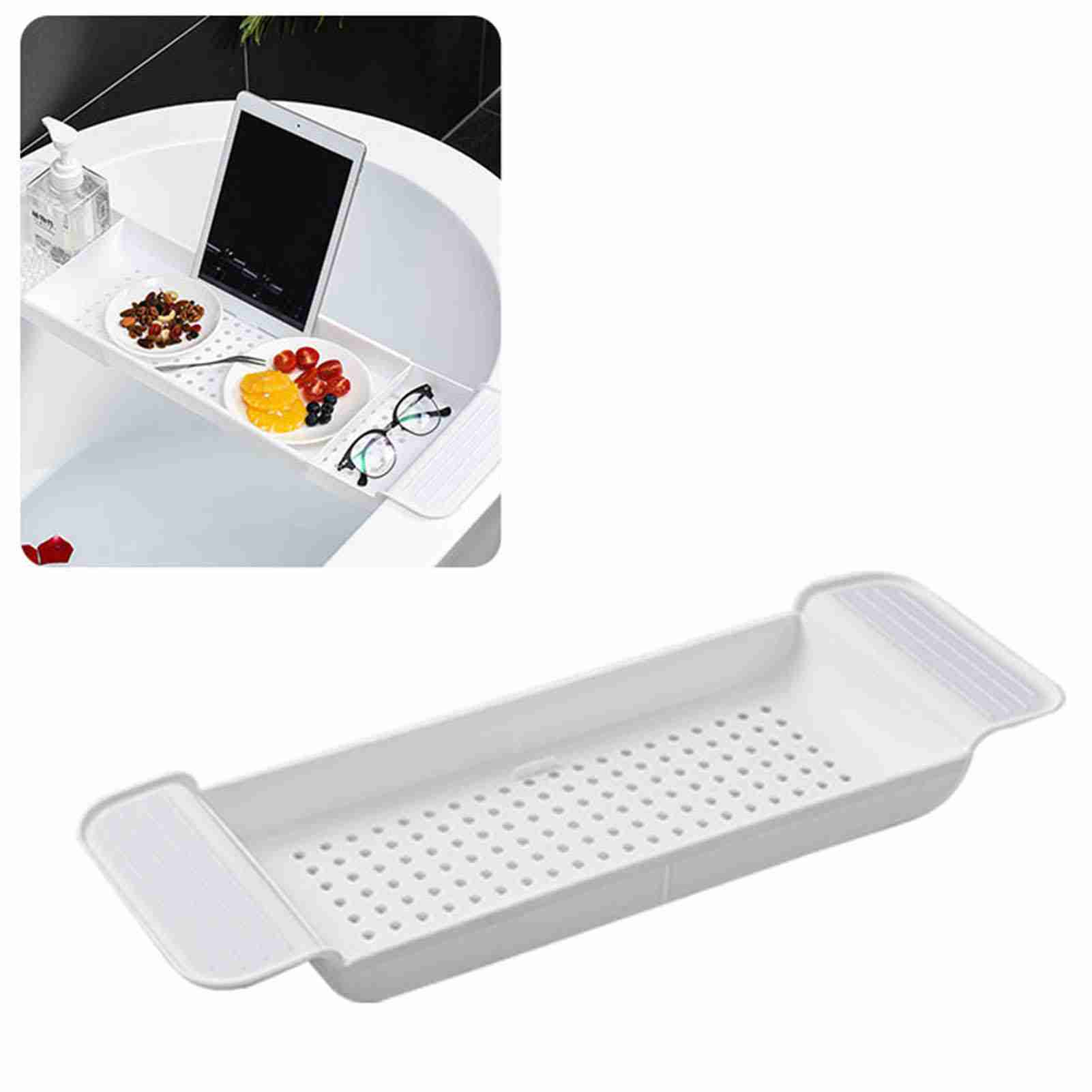 1Pc Expandable Bathtub Tray St - Bath Caddy Tray ulasan dan harga