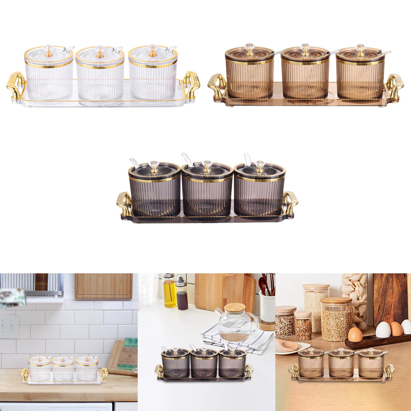 3Pcs Bath Salt Storage Jar wit - Bath Salts Jar ulasan dan harga