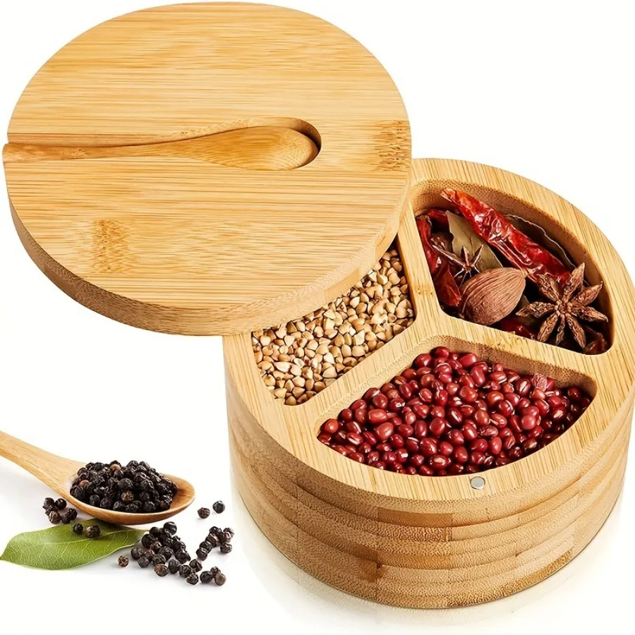 Bamboo Covered Wooden Spoon Se - Bath Salts Jar ulasan dan harga