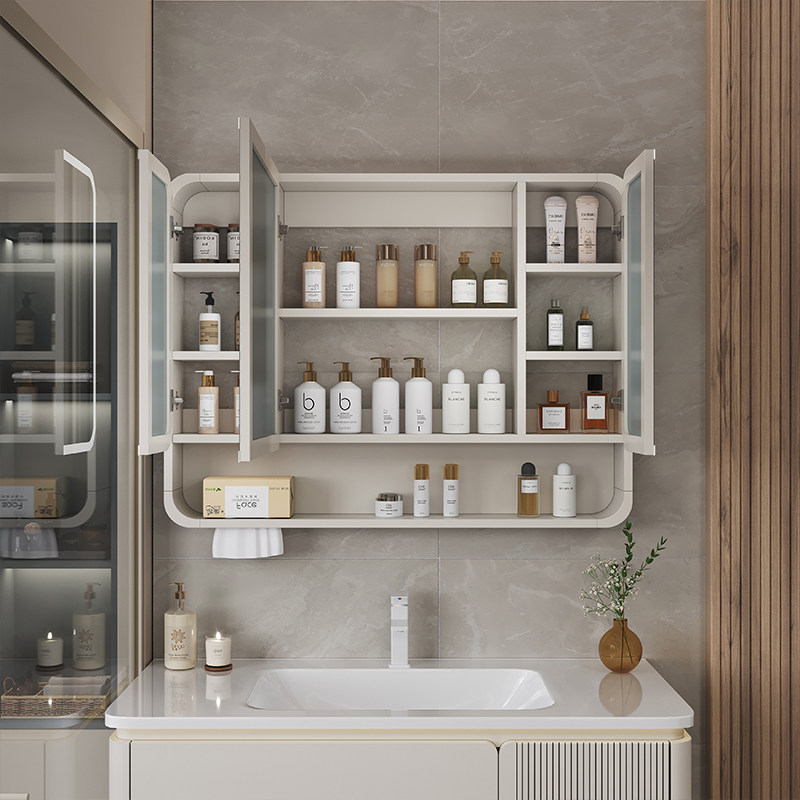 Organizer Mirror Bathroom Cabi - Home Bathroom Cabinets ulasan dan harga