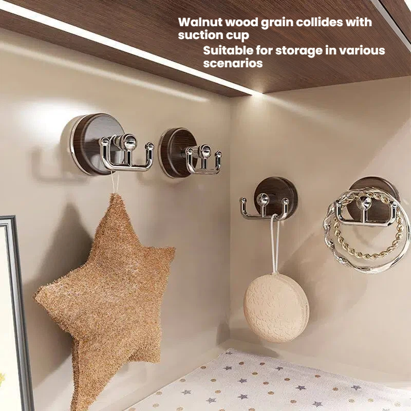 Home Storage Wood Grain Suctio - Home Bathroom Key ulasan dan harga