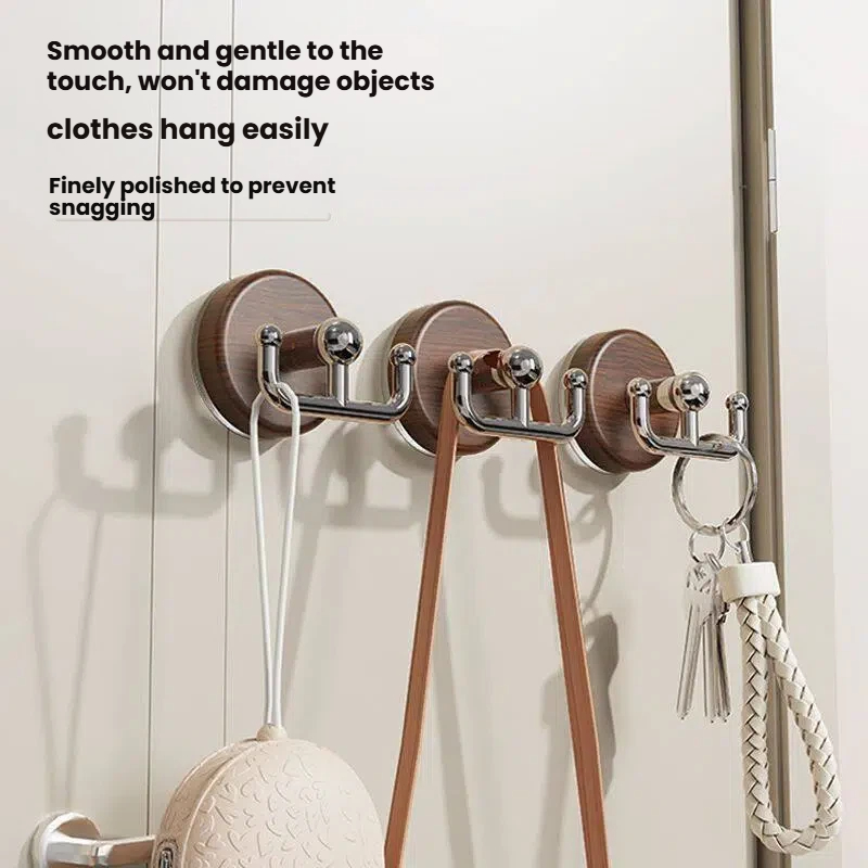 Home Storage Wood Grain Suctio - Home Bathroom Key ulasan dan harga