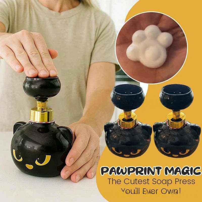 Cute Cat Paw Foam Soap Dispens - Home Bathroom Soap Dispenser ulasan dan harga