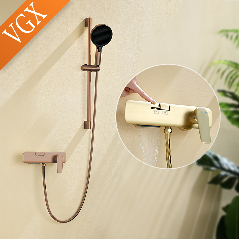 VGX Simple Shower Set with Lif - Home Bathroom Faucets ulasan dan harga