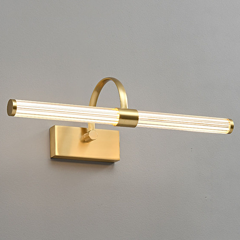Modern Brass Acrylic LED Wall  - Home Bathroom Vanity ulasan dan harga