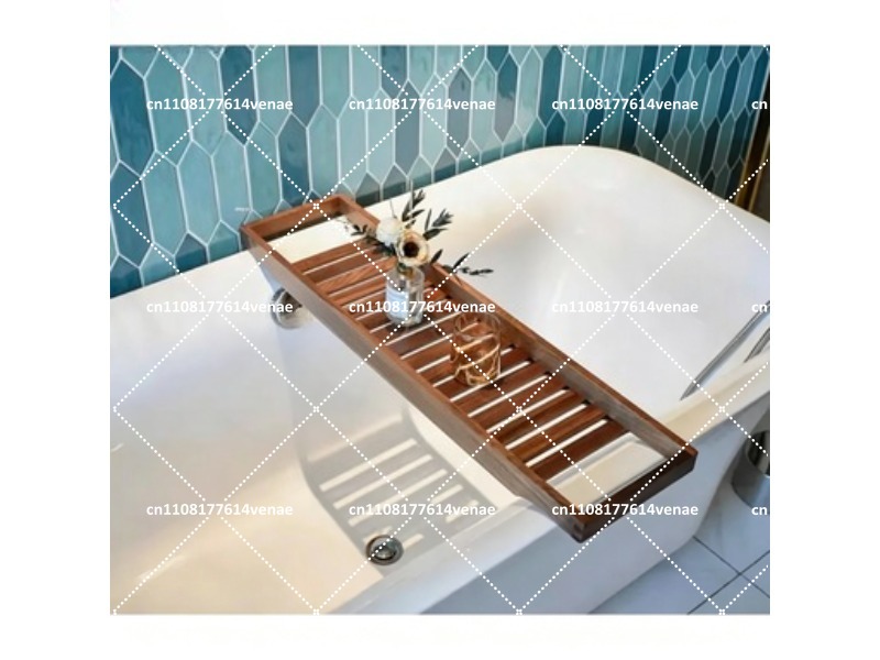 Solid Wood Bathtub Caddy Tray  - Bath Caddy Tray ulasan dan harga