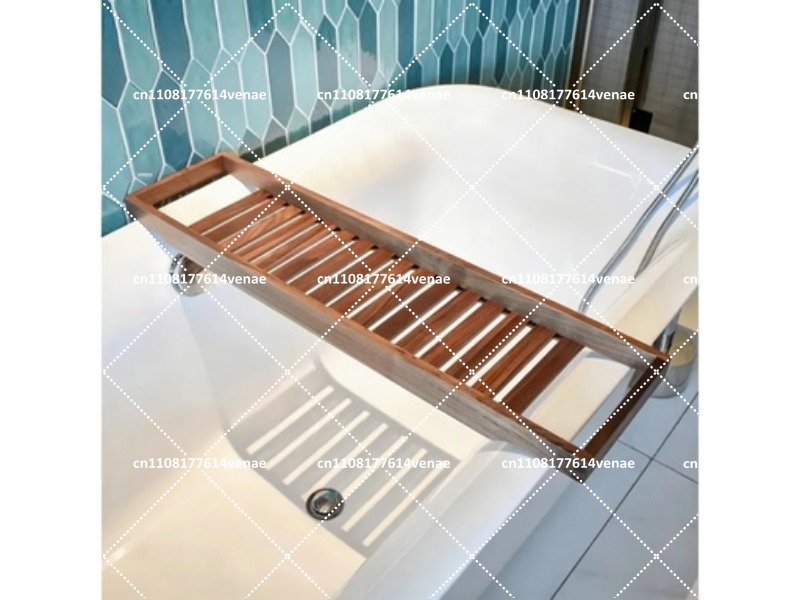 Solid Wood Bathtub Caddy Tray  - Bath Caddy Tray ulasan dan harga