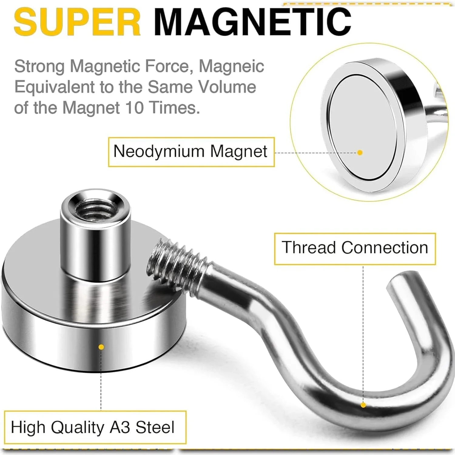 20PCS Metal Strong Magnetic Ho - Home Bathroom Key ulasan dan harga