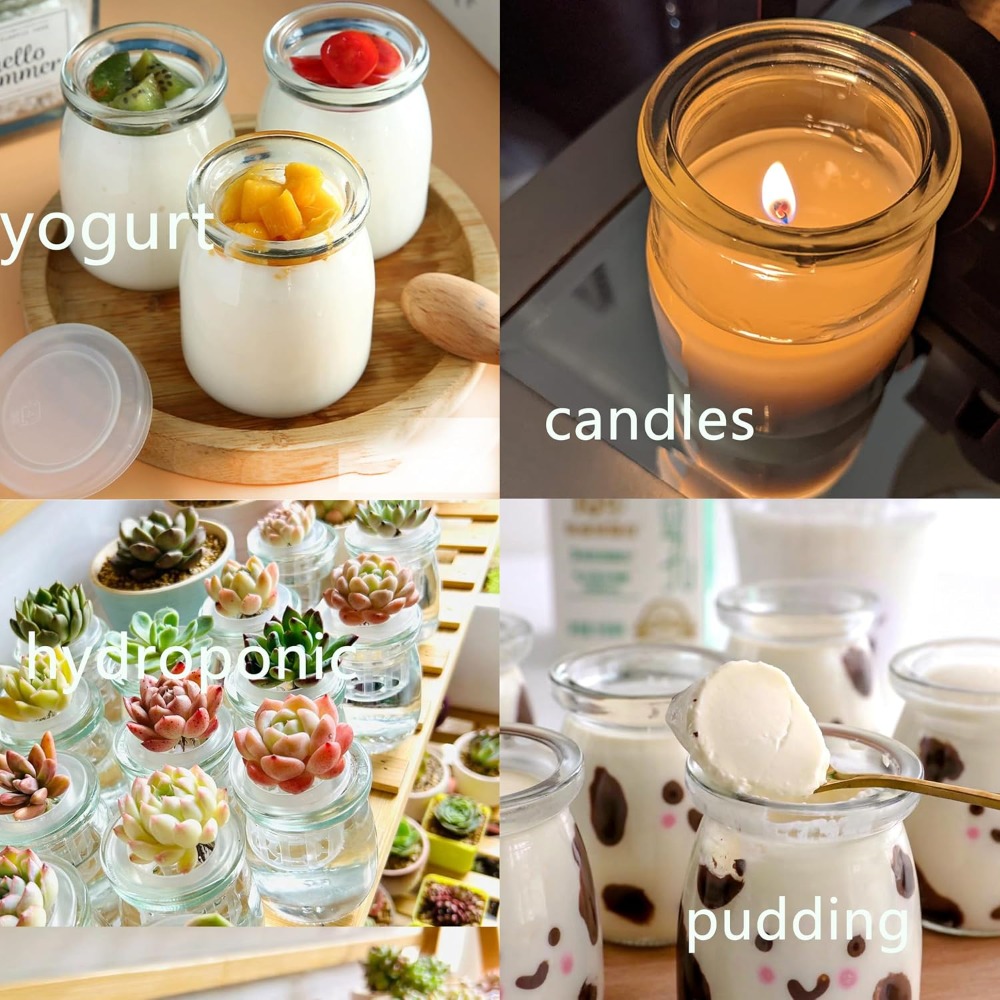 60 Pack 3.4 oz Mini Glass Jars - Bath Salts Jar ulasan dan harga