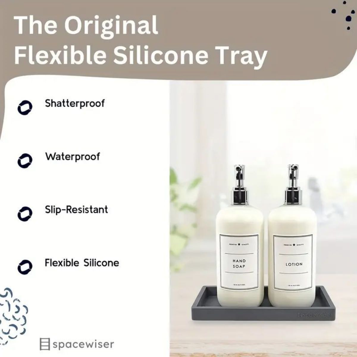 Silicone tray for bathroom cou - Bath Caddy Tray ulasan dan harga