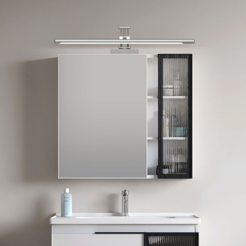 Iron Tricolor Mirror Front Lam - Home Bathroom Vanity ulasan dan harga