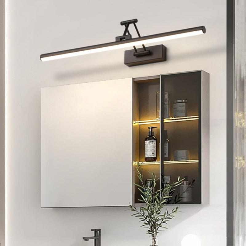 Iron Tricolor Mirror Front Lam - Home Bathroom Vanity ulasan dan harga
