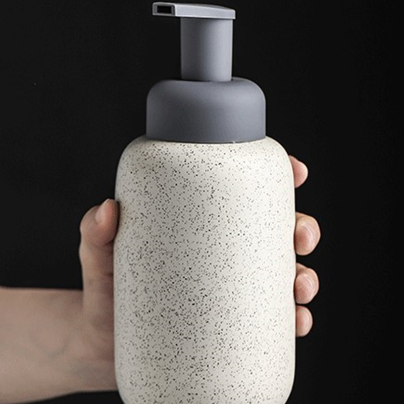 Bathroom Ceramic Mousse Dispen - Home Bathroom Soap Dispenser ulasan dan harga