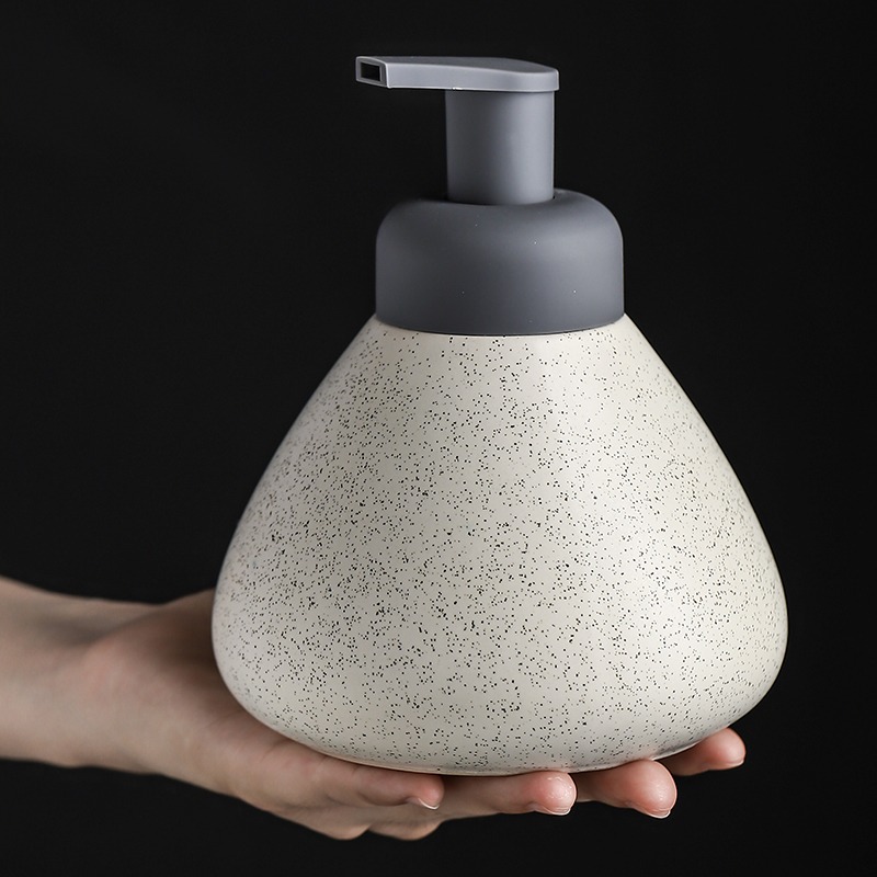 Bathroom Ceramic Mousse Dispen - Home Bathroom Soap Dispenser ulasan dan harga