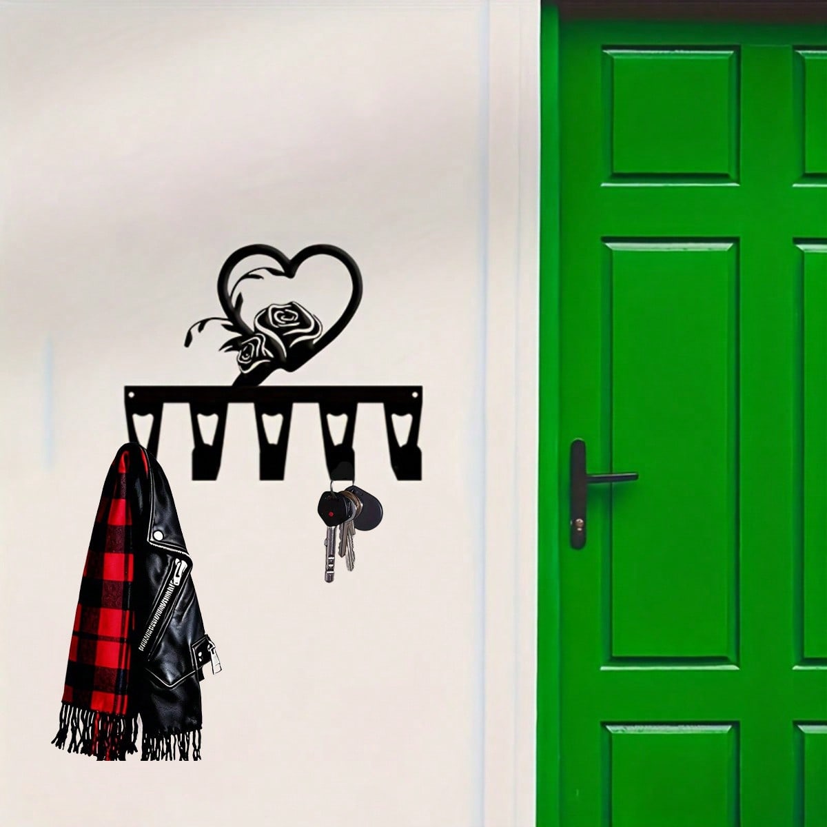 Brand Modern 5‑Hook Abstract H - Home Bathroom Key ulasan dan harga