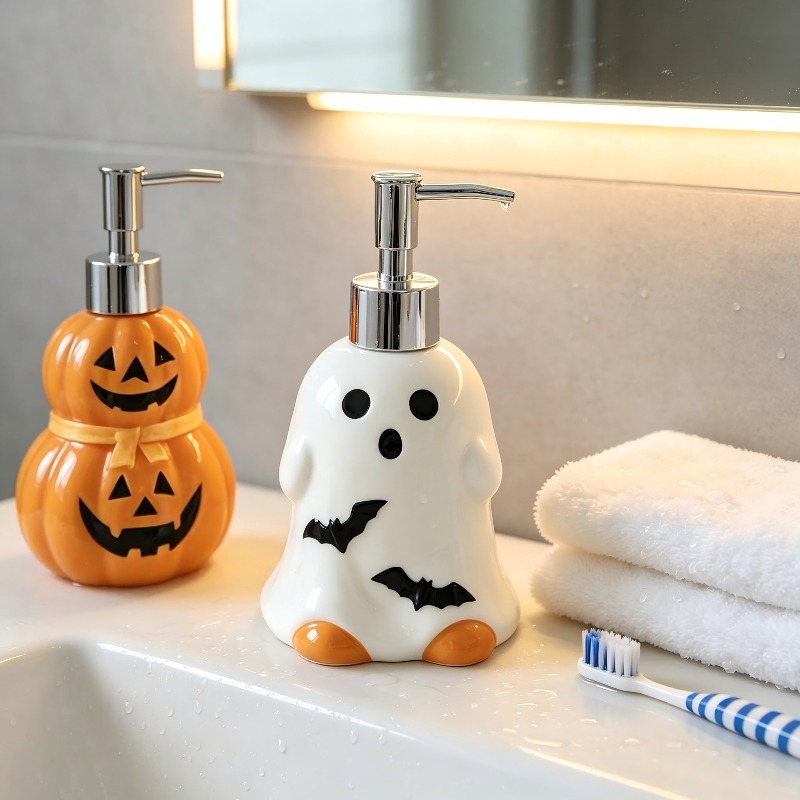 280ML Halloween Ghost Pumpkin  - Home Bathroom Soap Dispenser ulasan dan harga