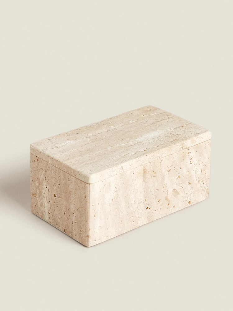 Travertine Storage Container f - Bath Salts Jar ulasan dan harga