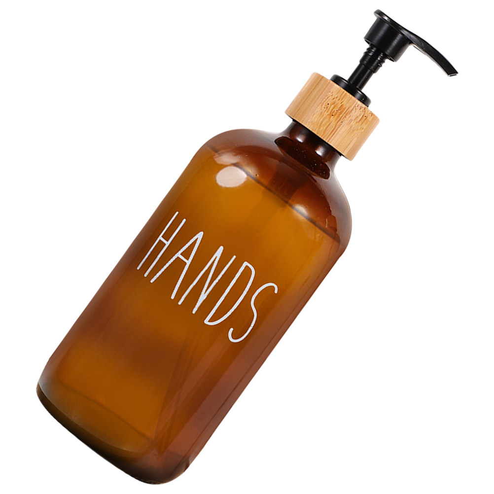 500Ml Refillable Glass Soap Di - Home Bathroom Soap Dispenser ulasan dan harga
