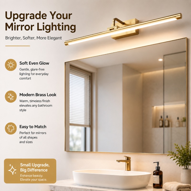 40cm 55cm 70cm Vintage LED Van - Home Bathroom Vanity ulasan dan harga