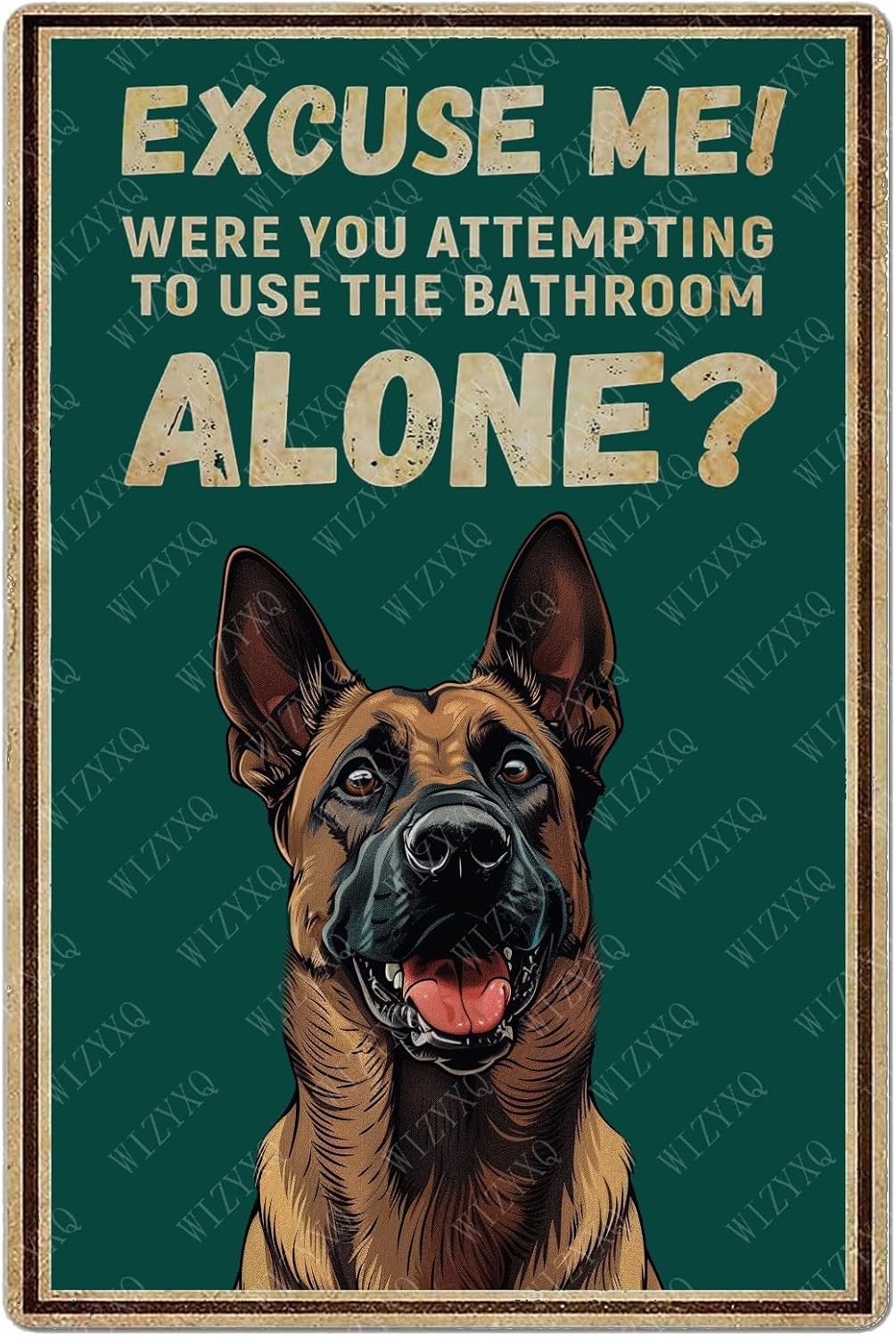 Tin Signs Excuse Me Were You A - Home Alone Bathroom ulasan dan harga
