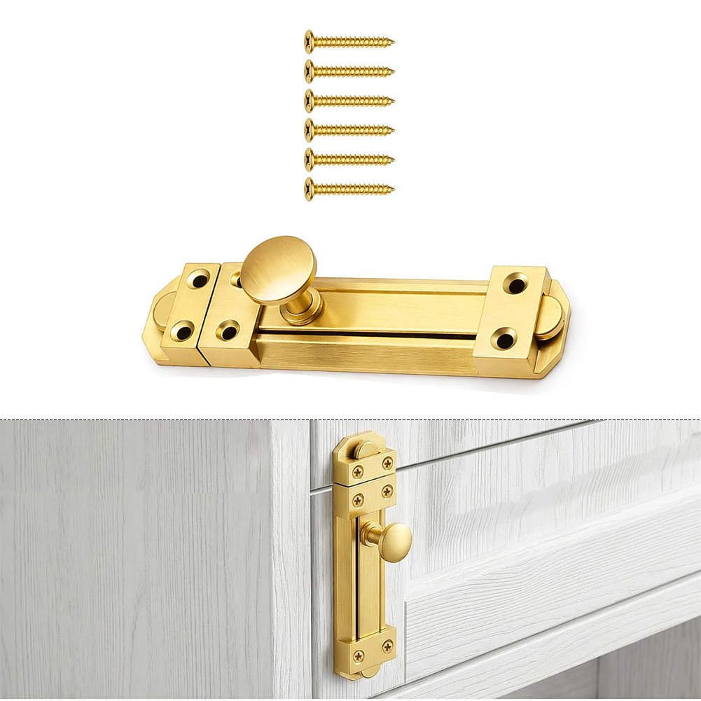 5 Inch Solid Brass Sliding Doo - Home Bathroom Cabinets ulasan dan harga