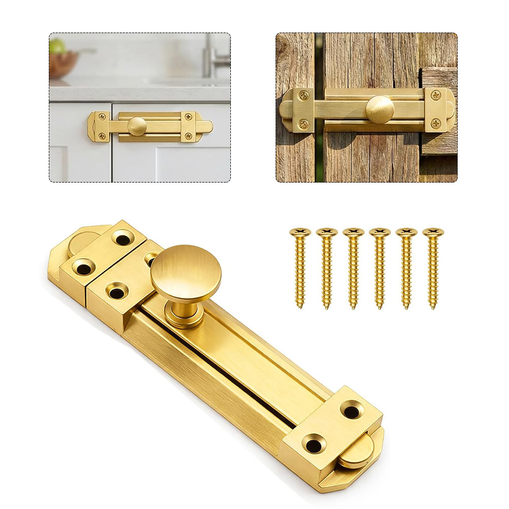 5 Inch Solid Brass Sliding Doo - Home Bathroom Cabinets ulasan dan harga