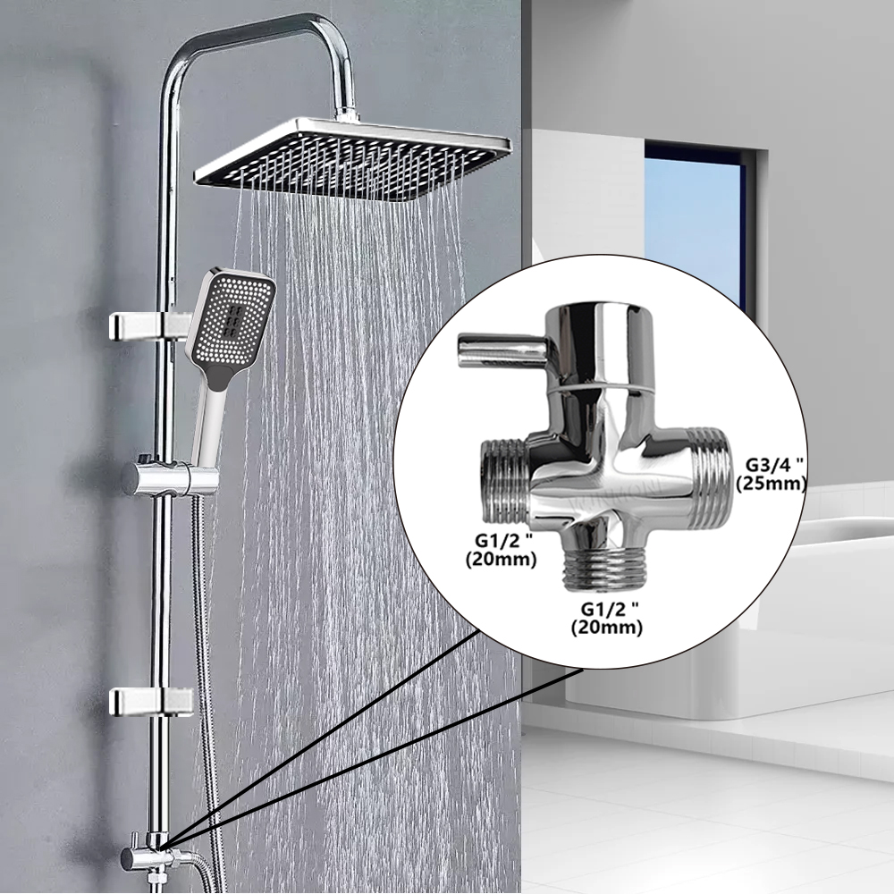 Split Shower Column Set Bathro - Home Bathroom Faucets ulasan dan harga