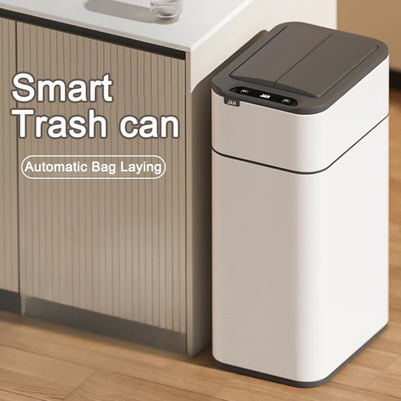 Smart Trash Can with lid 15L/2 - Home Kitchen & Bathroom ulasan dan harga