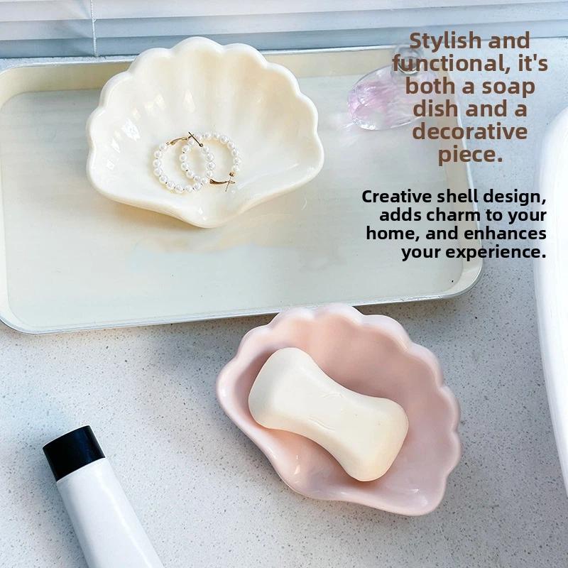 Cute Bow Heart Shaped Ceramic  - Home Bathroom Vanity ulasan dan harga