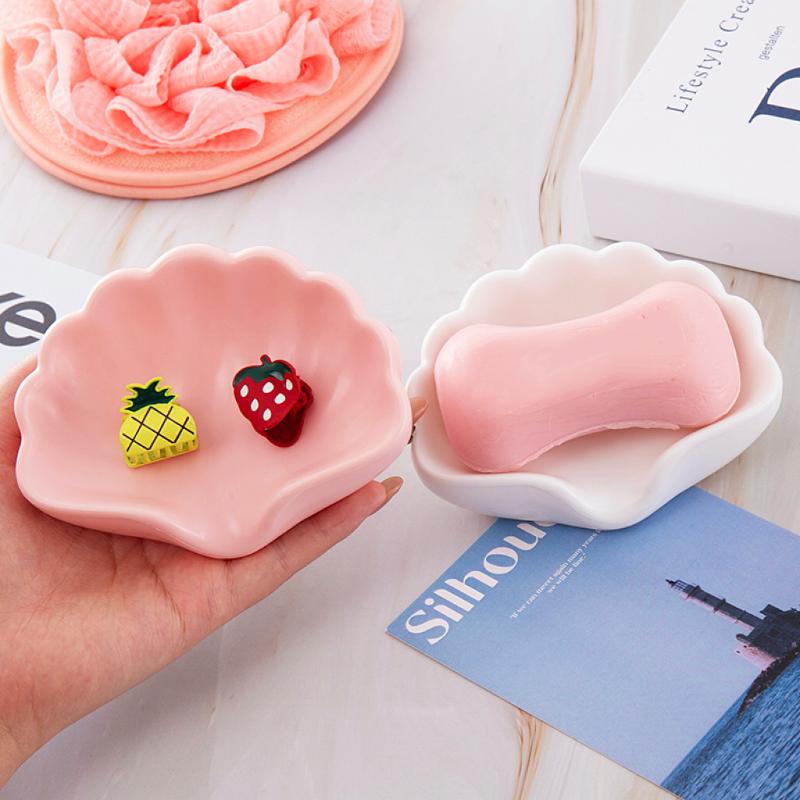 Cute Bow Heart Shaped Ceramic  - Home Bathroom Vanity ulasan dan harga