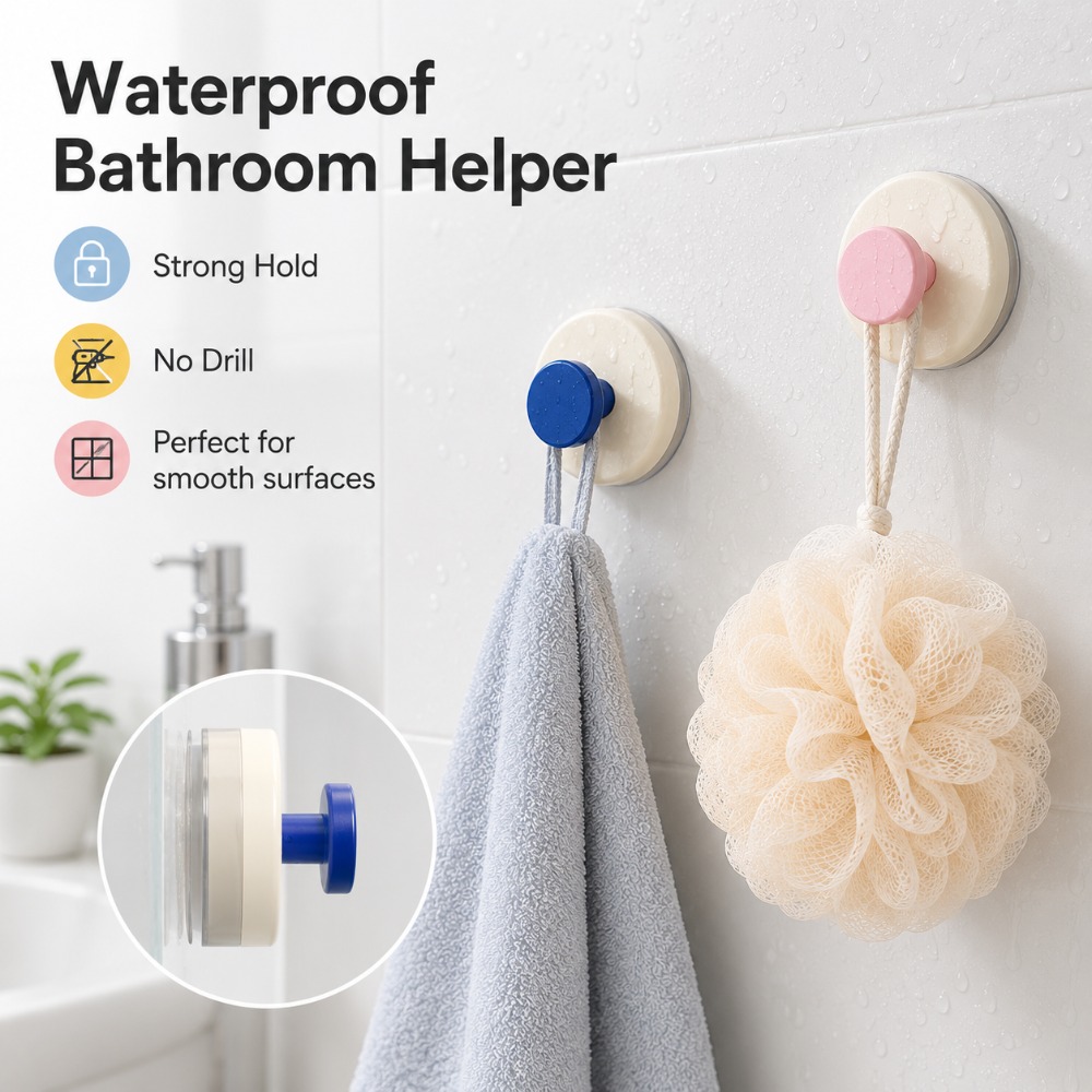 Strong Colorful Suction Cup Ho - Home Bathroom Key ulasan dan harga