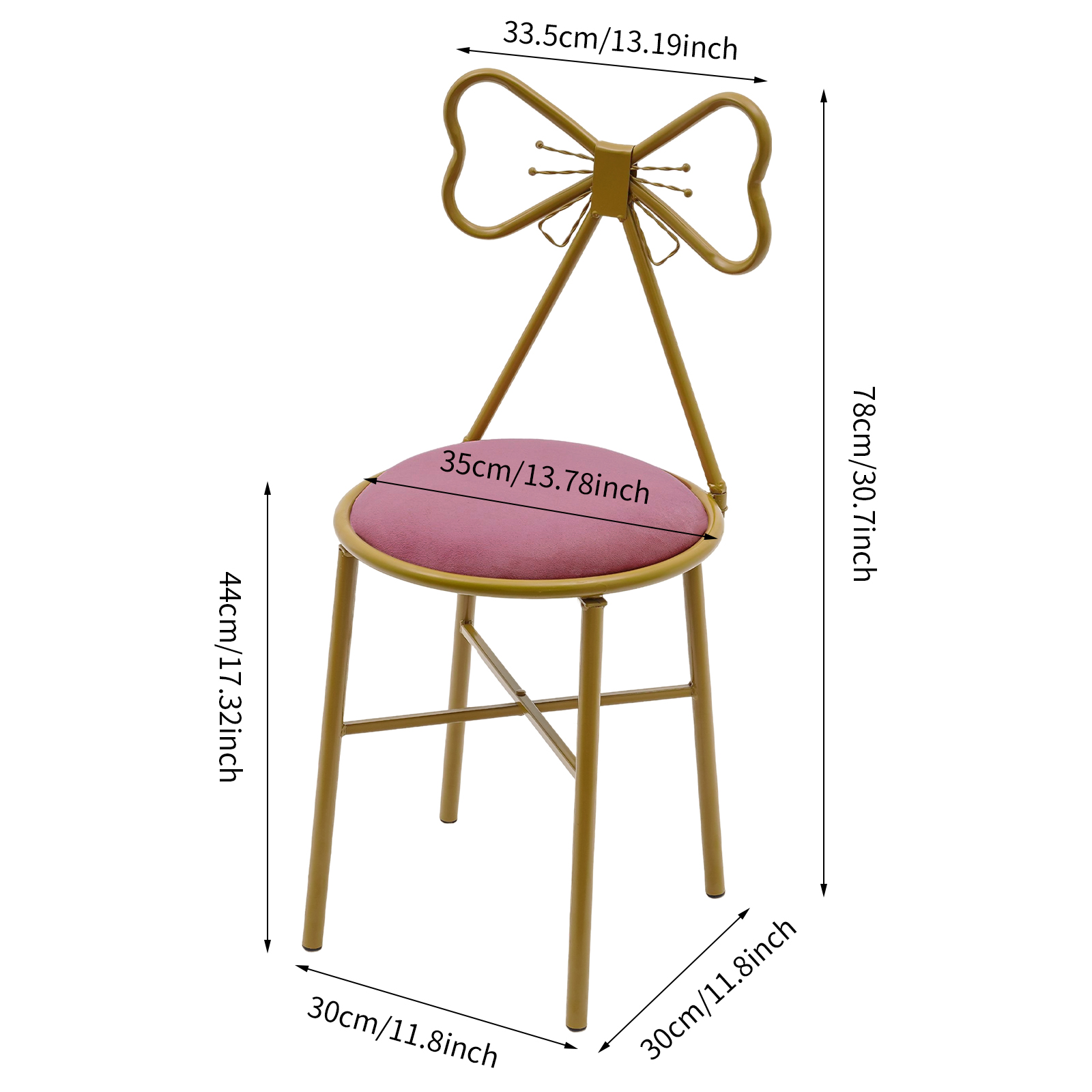 Pink Butterfly Backrest Vanity - Home Bathroom Vanity ulasan dan harga