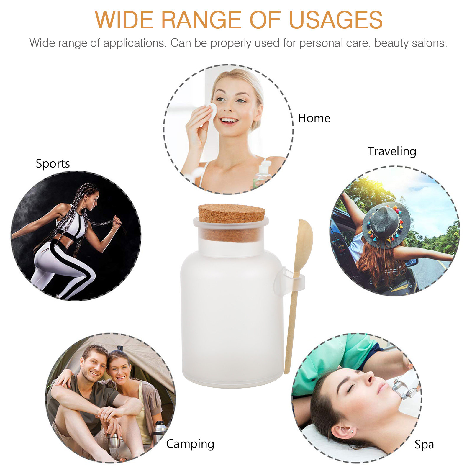 1Pcs Mask Powder Holder Bath S - Bath Salts Jar ulasan dan harga